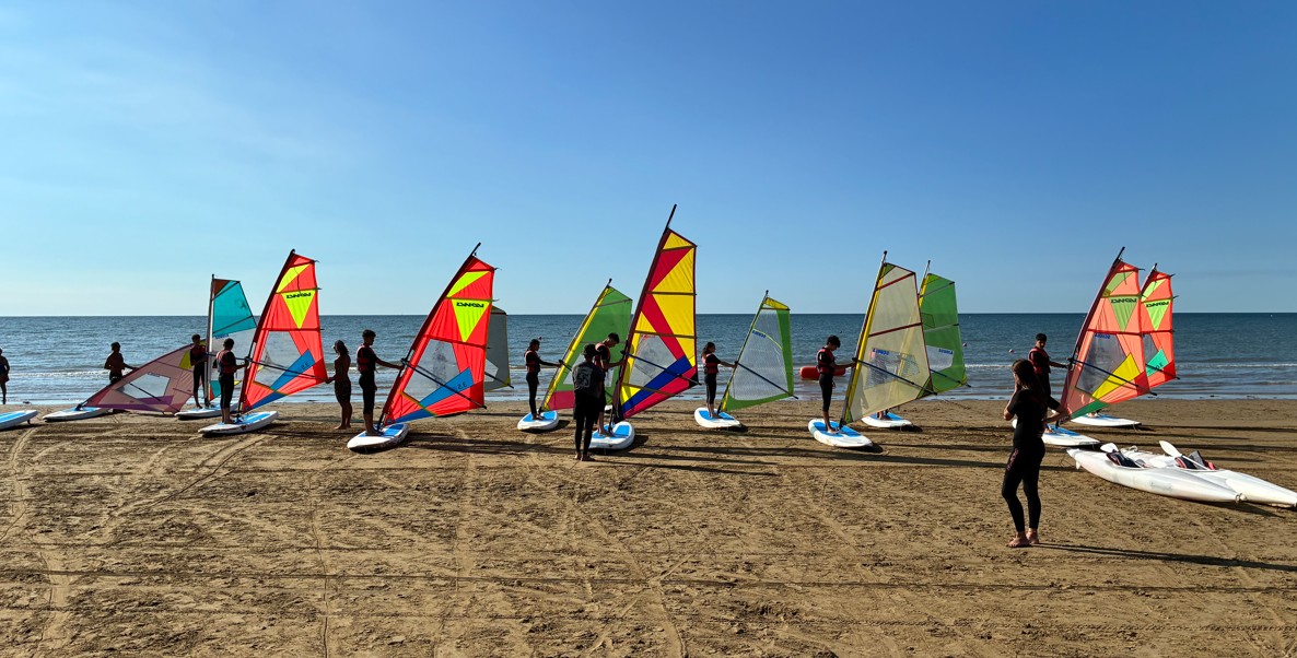 Le seconde del Liceo Sportivo a Bibione